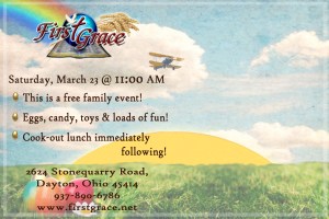 Easter Egg Hunt 2013 invitecard back